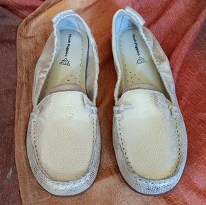 Hush Puppies Snake Skin Print Loafers